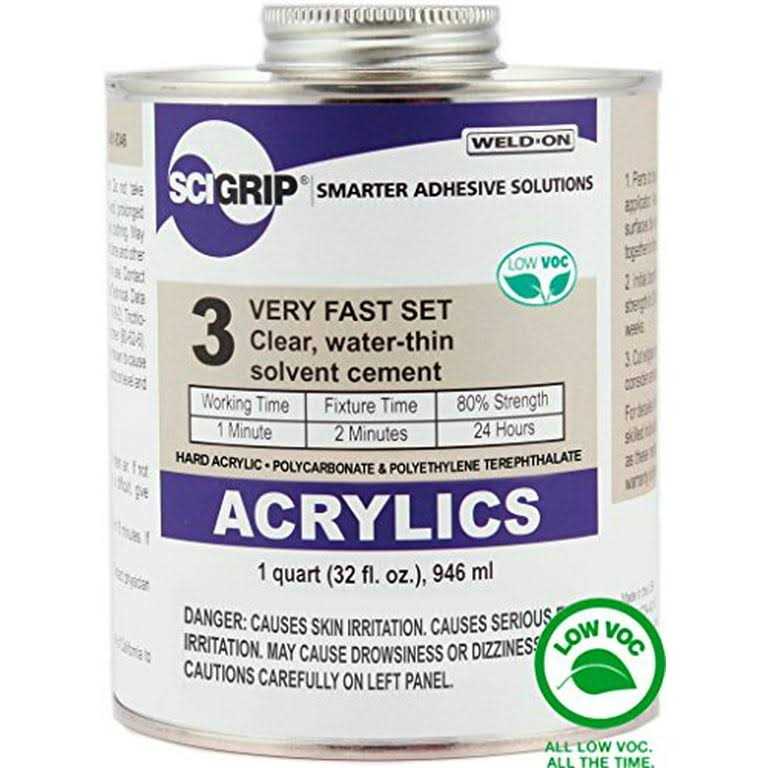 Scigrip Weld-on #4 Adhesive and Weld-on Applicator Bottle with Needle - Zenithce