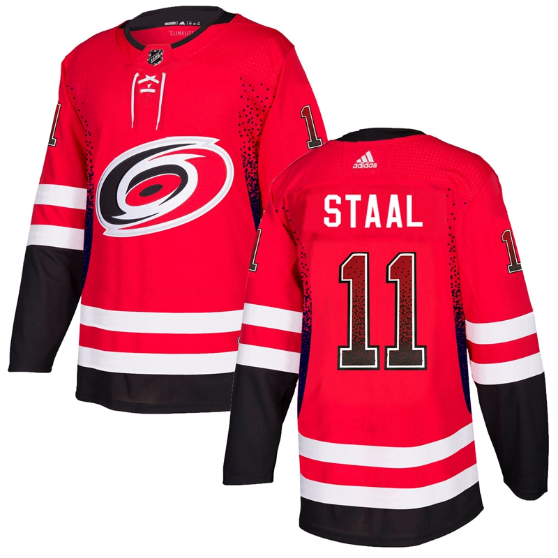 Carolina Hurricanes #11 Jordan Staal Red Drift Fashion Stitched Jersey - Zenithce