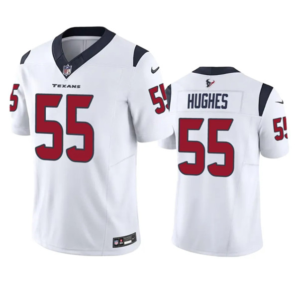 Houston Texans #55 Jerry Hughes White 2023 F.U.S.E Vapor Untouchable Stitched Jersey - Zenithce