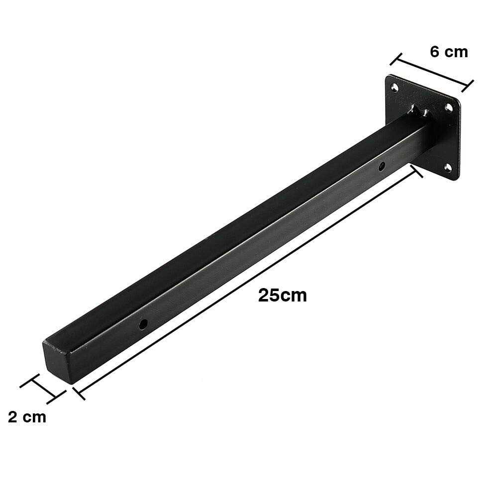 Floating Shelf Brackets Heavy Duty Black Floating Shelving Bracket - Zenithce