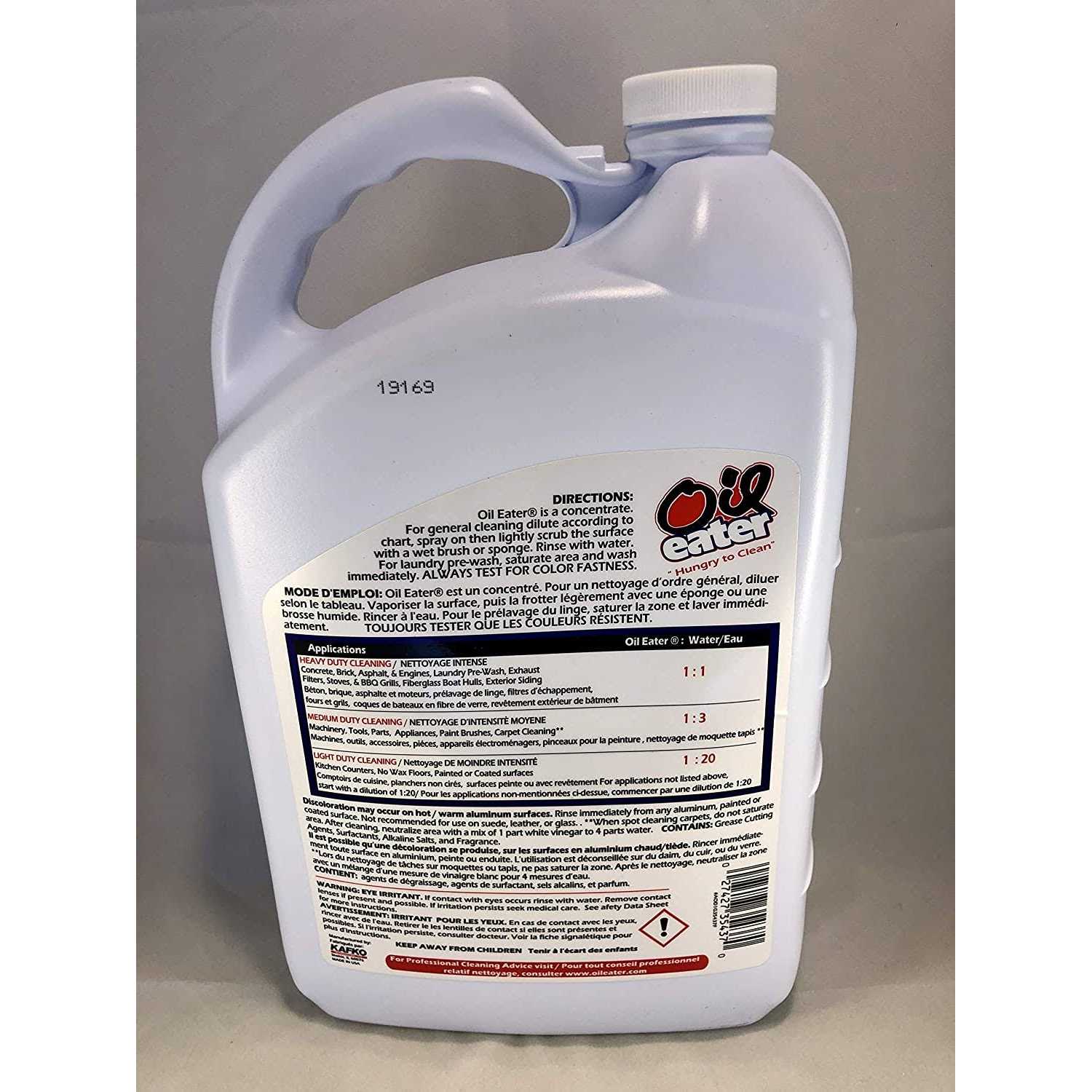 Oil Eater 1 Cleaner Degreaser - Zenithce