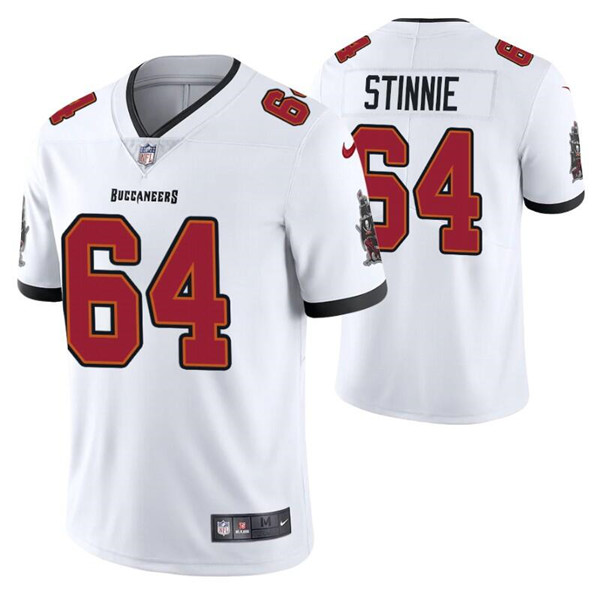 Tampa Bay Buccaneers #64 Aaron Stinnie White Vapor Untouchable Limited Stitched Jersey - Zenithce