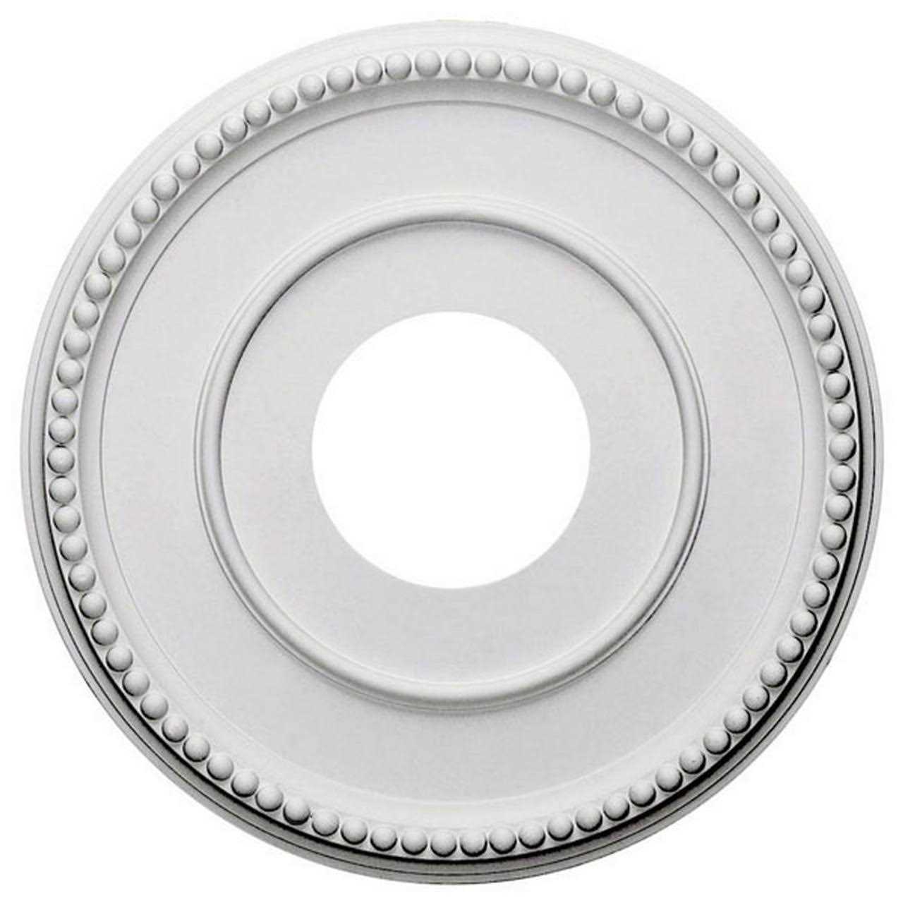 Ekena Millwork 10OD x 3 1/2ID x 1 1/8P Traditional Thermoformed PVC Ceiling Medallion - Zenithce