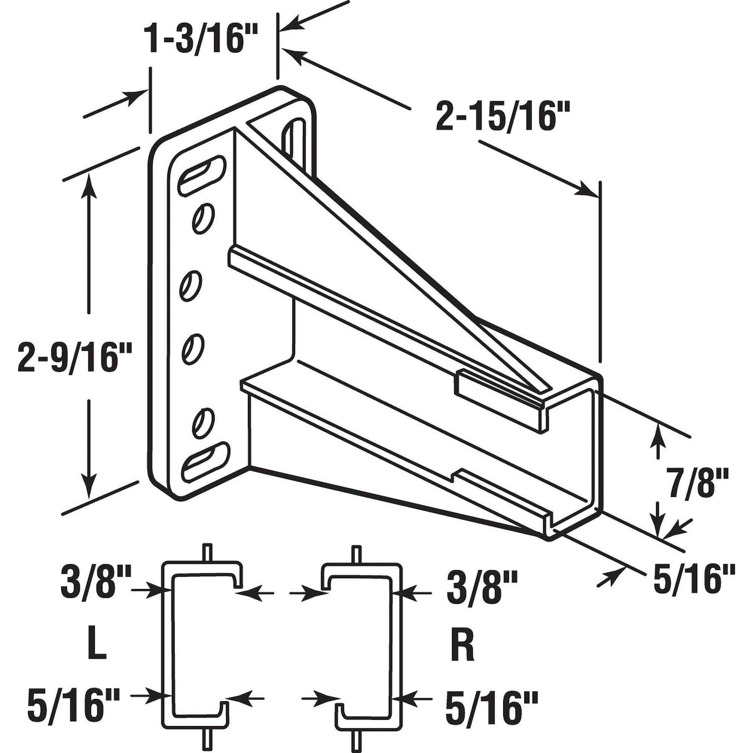 Prime-Line Drawer Guide Roller R 7147 - Zenithce