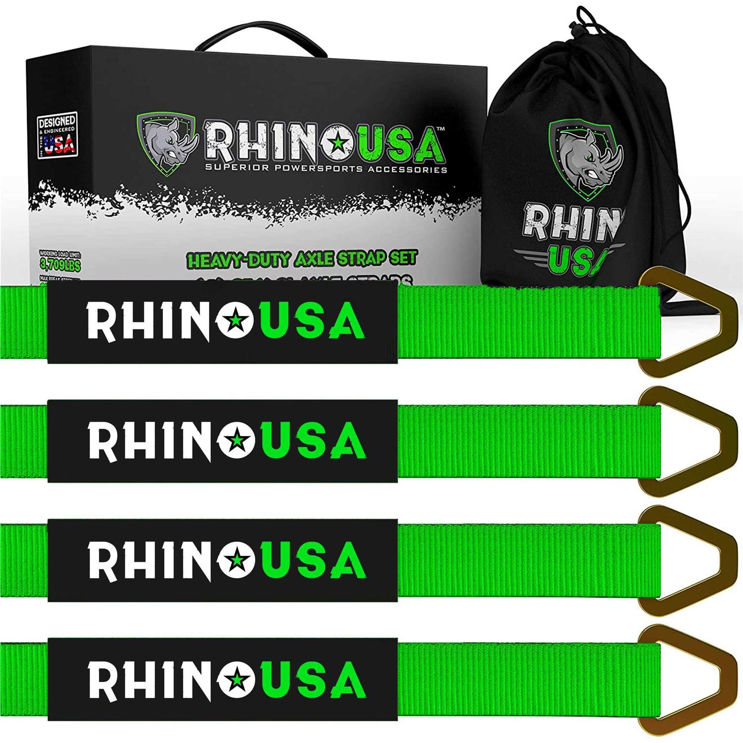 Rhino USA Axle Tie Down Straps - Zenithce