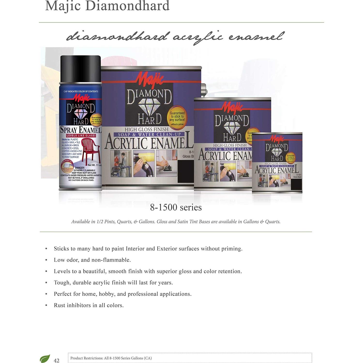 Majic Paints Gloss Diamondhard Acrylic Enamel - Zenithce
