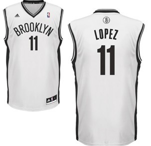 Brooklyn Nets #11 Brook Lopez White Swingman Jersey - Zenithce