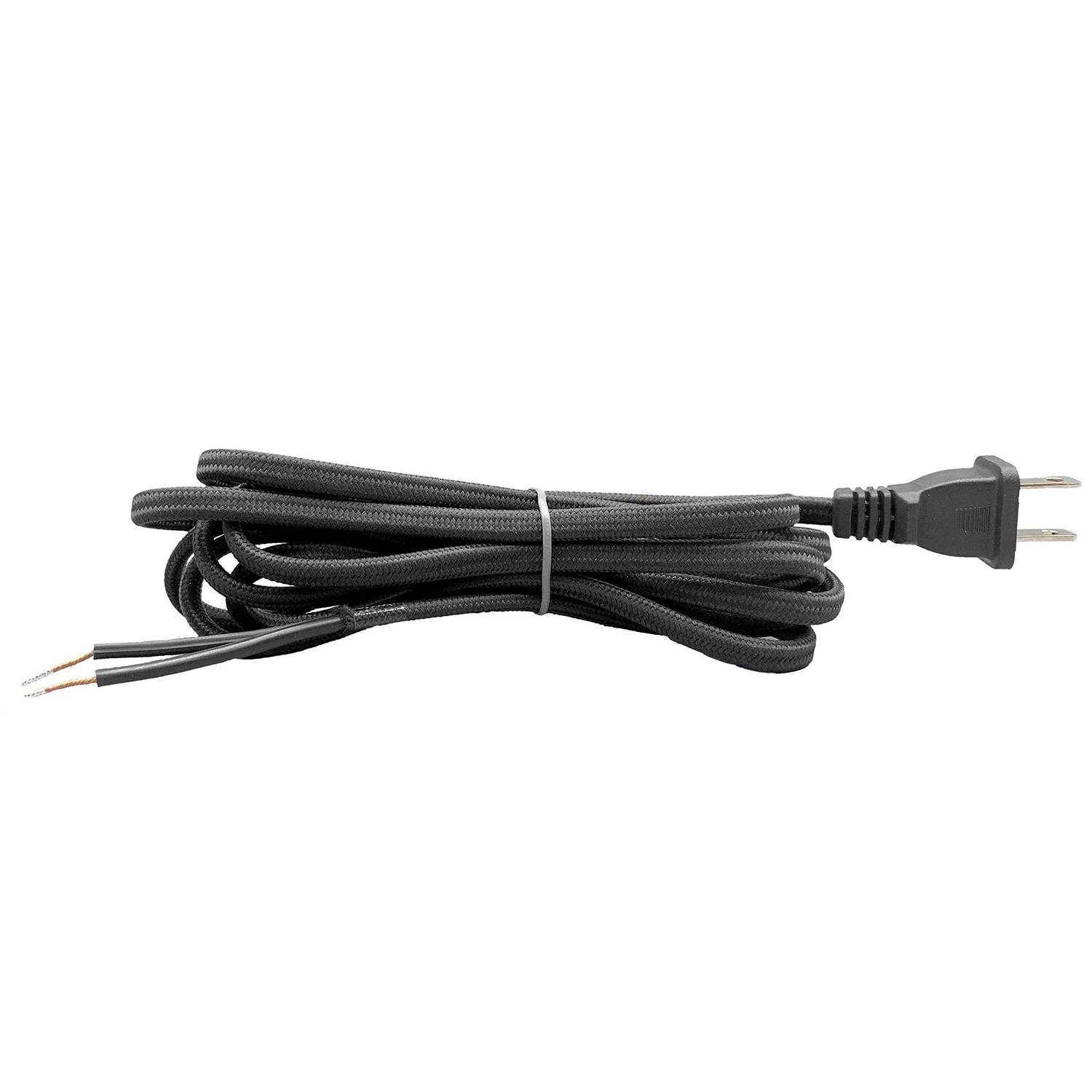 Creative Hobbies Rayon Cloth Covered Electric Lamp Cord with End Plug - Zenithce
