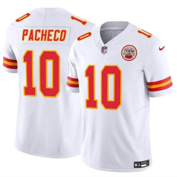 Kansas City Chiefs #10 Isiah Pacheco White 2023 F.U.S.E. Vapor Untouchable Limited Stitched Jersey - Zenithce