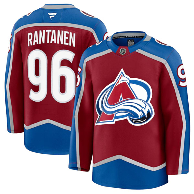 Colorado Avalanche #96 Mikko Rantanen Burgundy 2024-25 Home Stitched Jersey - Zenithce