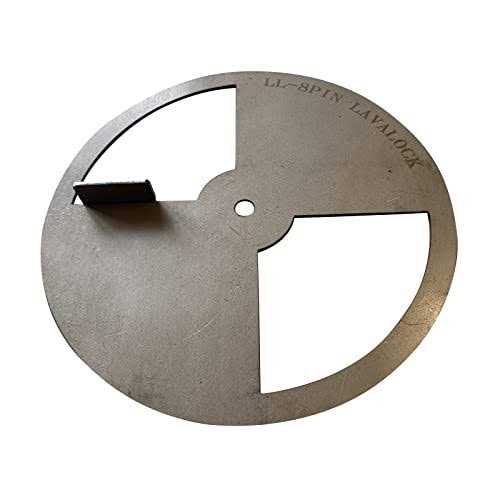 LavaLock Smoker Pinwheel BBQ air Damper Pit Grill Vent - Zenithce