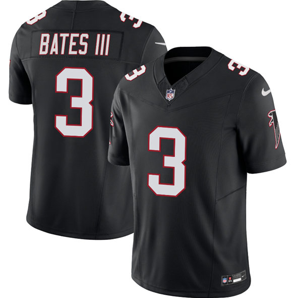Atlanta Falcons #3 Jessie Bates lll Black 2025 Draft F.U.S.E. Vapor Untouchable Limited Stitched Jersey - Zenithce