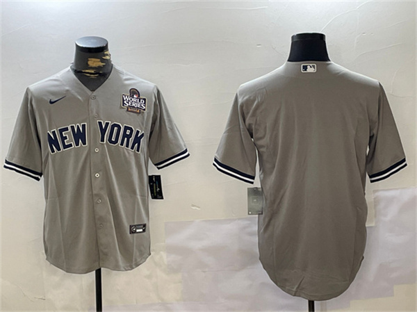 New York Yankees Blank Gray 2024 World Series Cool Base Stitched Jersey - Zenithce