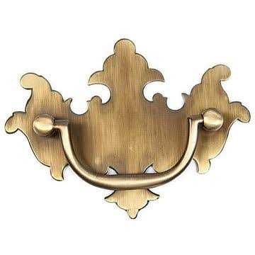 Restorers Classic Brass Swan Neck Bail Pull - Zenithce