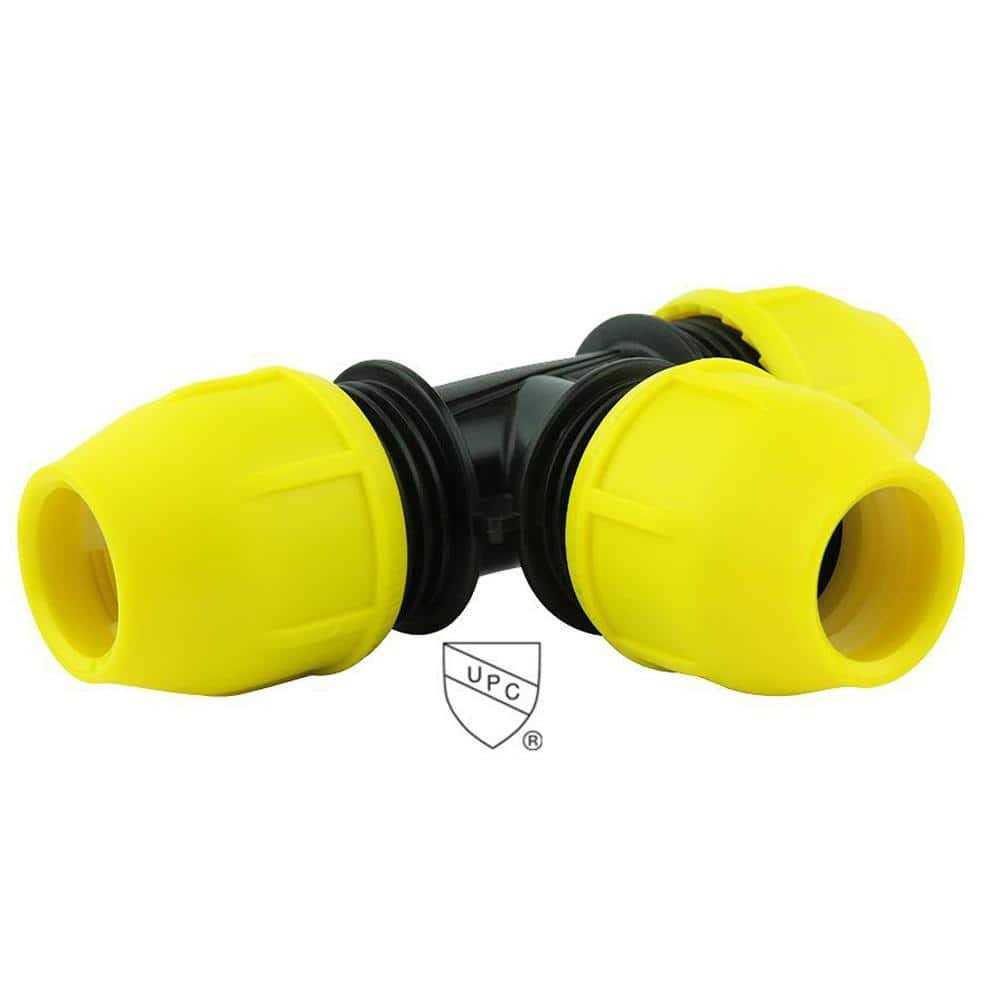 Home-Flex Underground IPS x IPS Polyethylene Tee - Zenithce