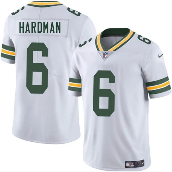 Green Bay Packers #6 Mecole Hardman White 2025 Vapor Untouchable Limited Stitched Jersey - Zenithce