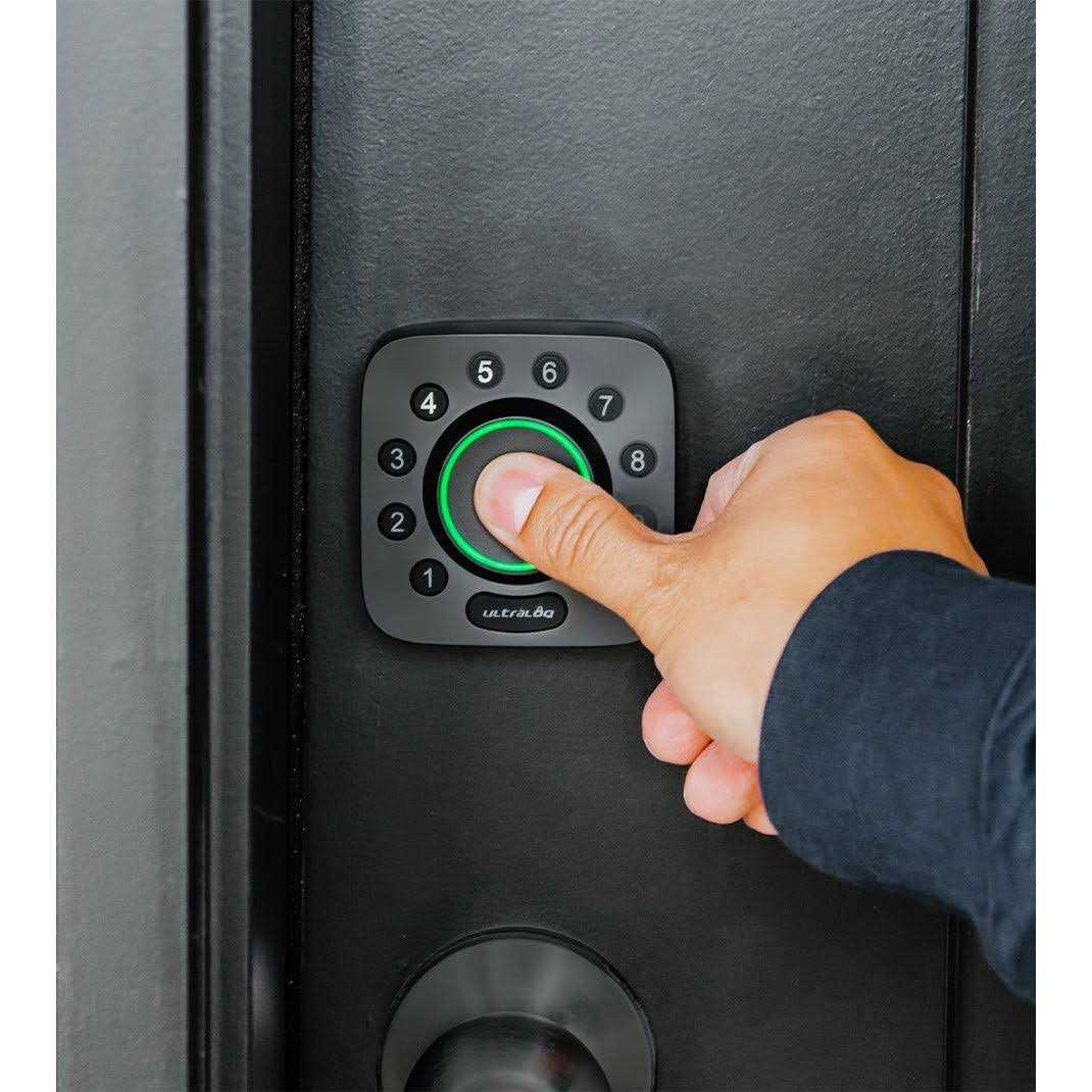Ultraloq U-Bolt Pro Wi-Fi Deadbolt Smart Lock with Passage Handle - Zenithce