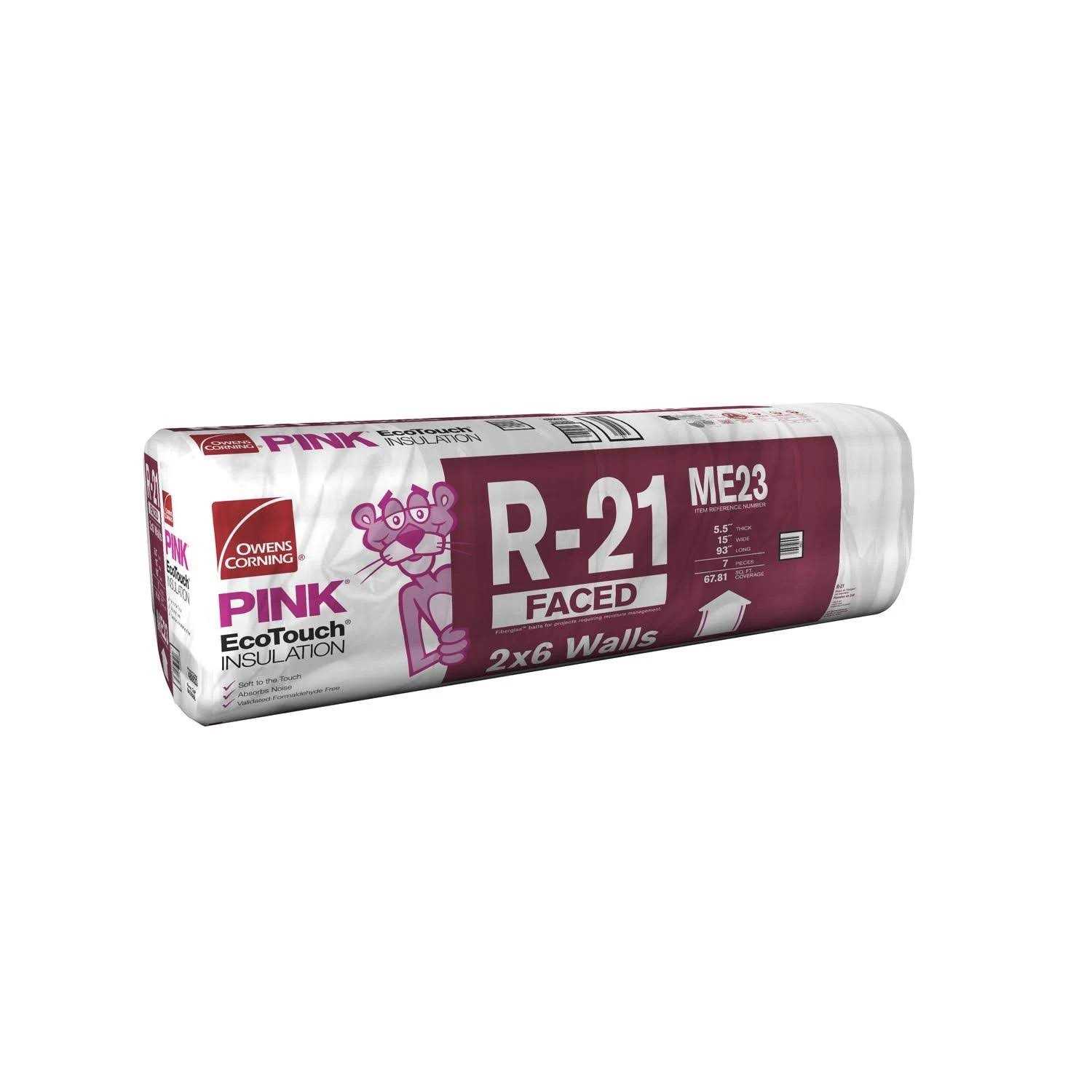 Owens Corning Insulation 15 W x 39 ‘ R19 48.96 Sq. ft. Unfaced - Zenithce