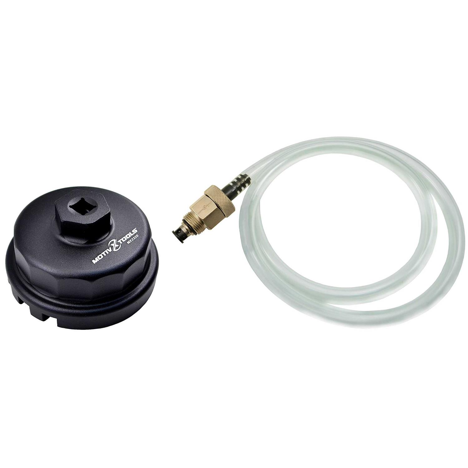 Motivx Tools Oil Filter Wrench Drain Tool and Advanced Engine Oil Funnel Set for Toyota Lexus 2.0L - Zenithce