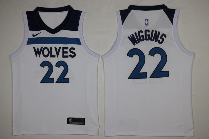 Minnesota Timberwolves #22 Andrew Wiggins New White 2017-2018 Swingman Stitched Jersey - Zenithce