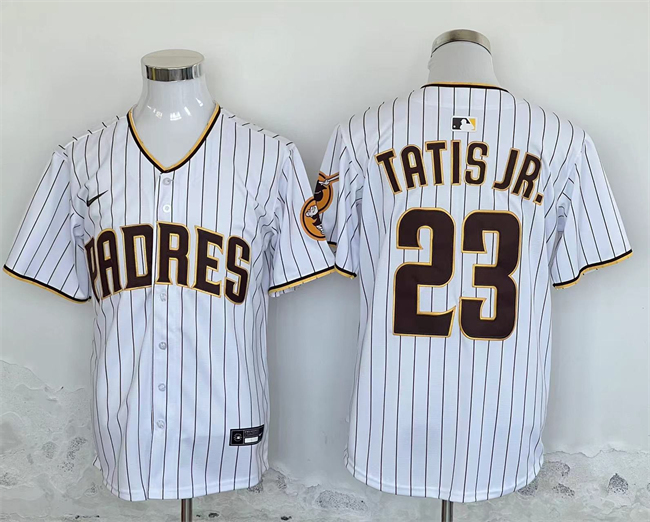 San Diego Padres #23 Fernando Tatis Jr. White Stitched Jersey - Zenithce