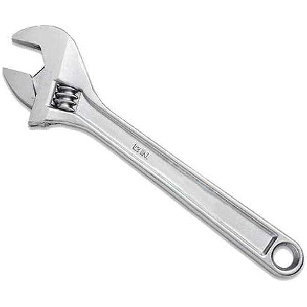 Edward Tools Adjustable Wrench Heavy Duty Drop Forged Steel Precision Milled Jaws for Maximum Gripping Power - Zenithce