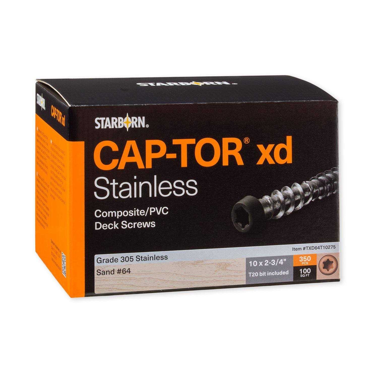 Starborn Industries CAP-TOR xd Screws for Metal Framing - Zenithce
