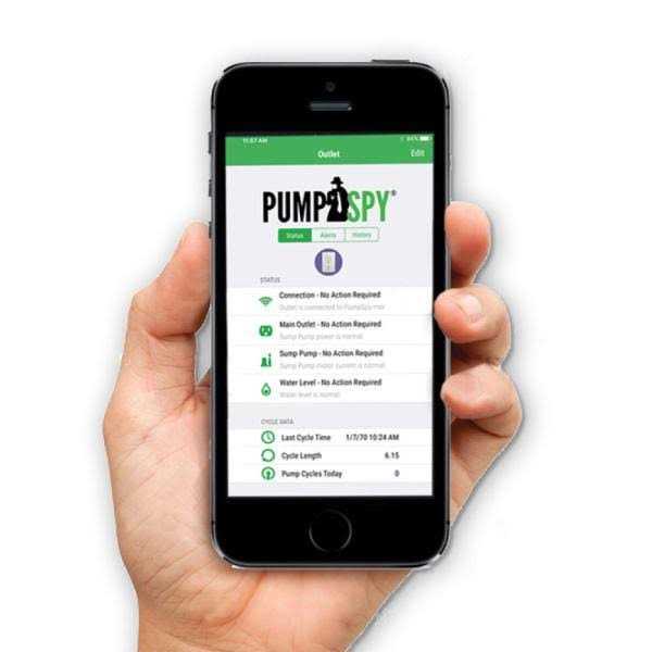 PumpSpy 2 in. Silent Clear Sewage or Sump Pump Check Valve - Zenithce