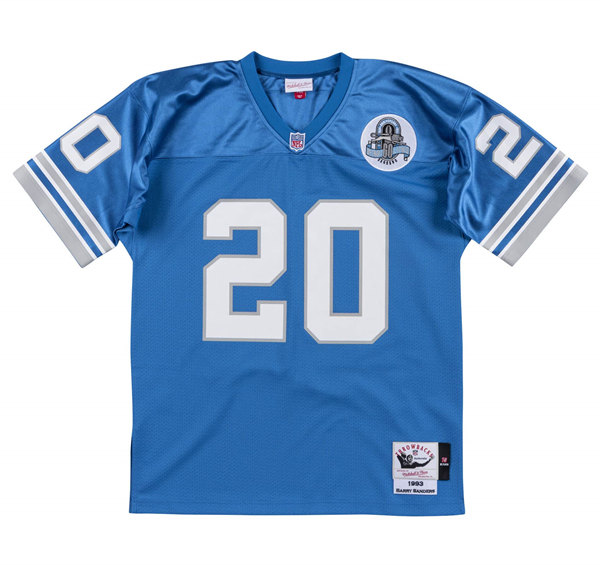 Detroit Lions #20 Barry Sanders Blue Stitched Jersey - Zenithce