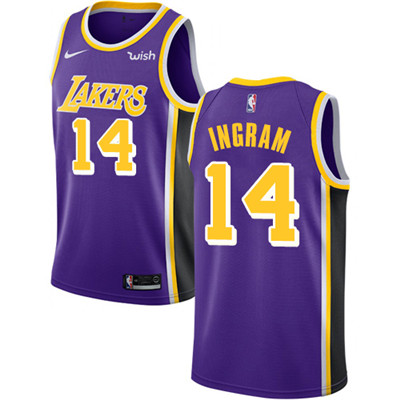 Los Angeles Lakers #14 Brandon Ingram Purple Swingman Statement Edition Jersey - Zenithce
