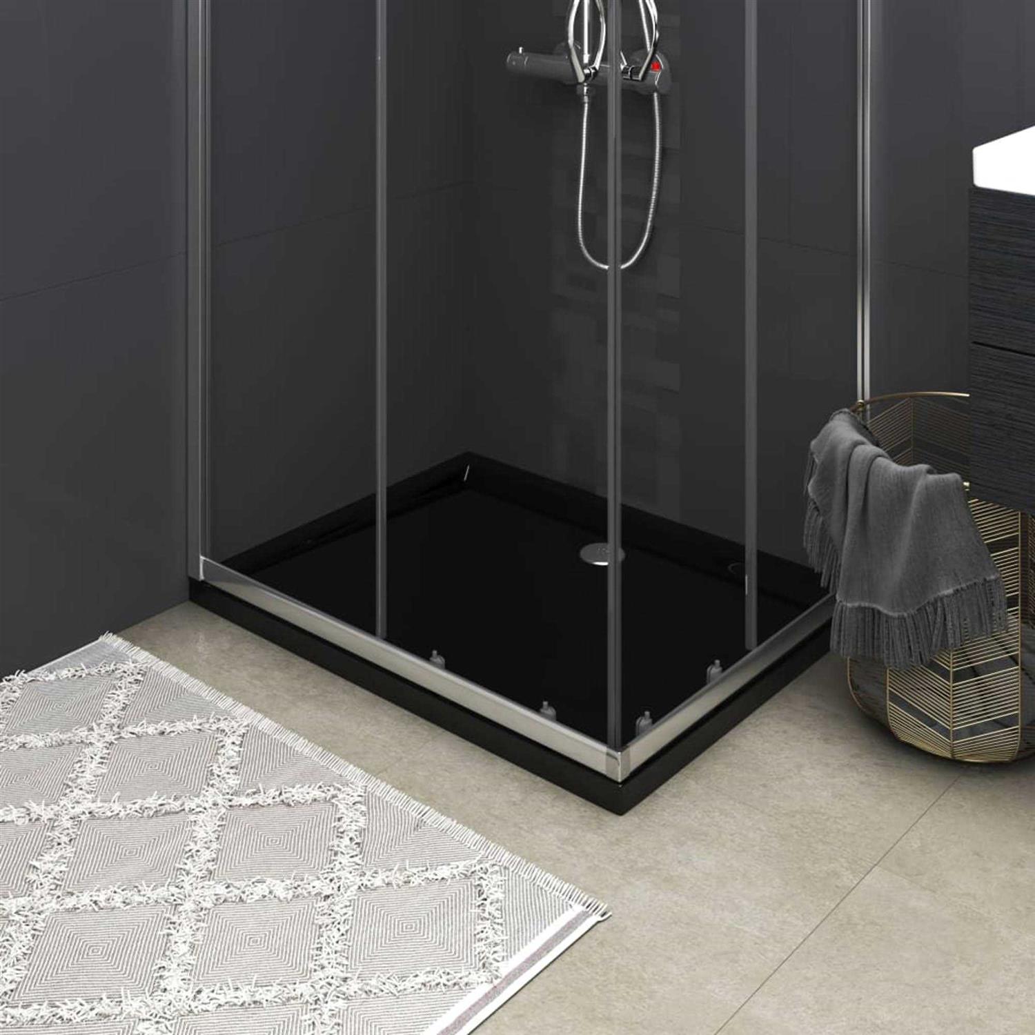 vidaXL Rectangular ABS Shower Base Tray - Zenithce