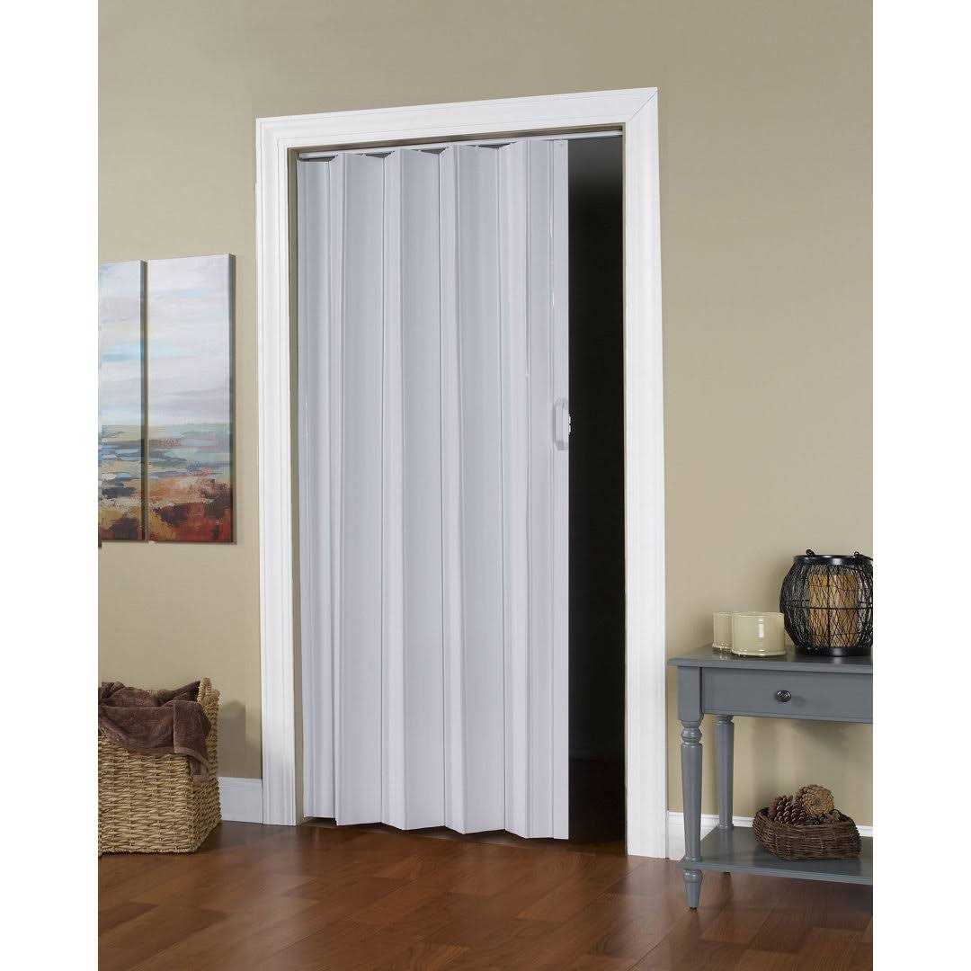 Spectrum Via 48 inchwide x 96 inchhigh Accordion Vinyl Folding Door - Zenithce