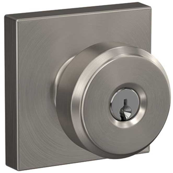 Schlage Bowery Keyed Entry Knob with Collins Trim F51ABWE - Zenithce