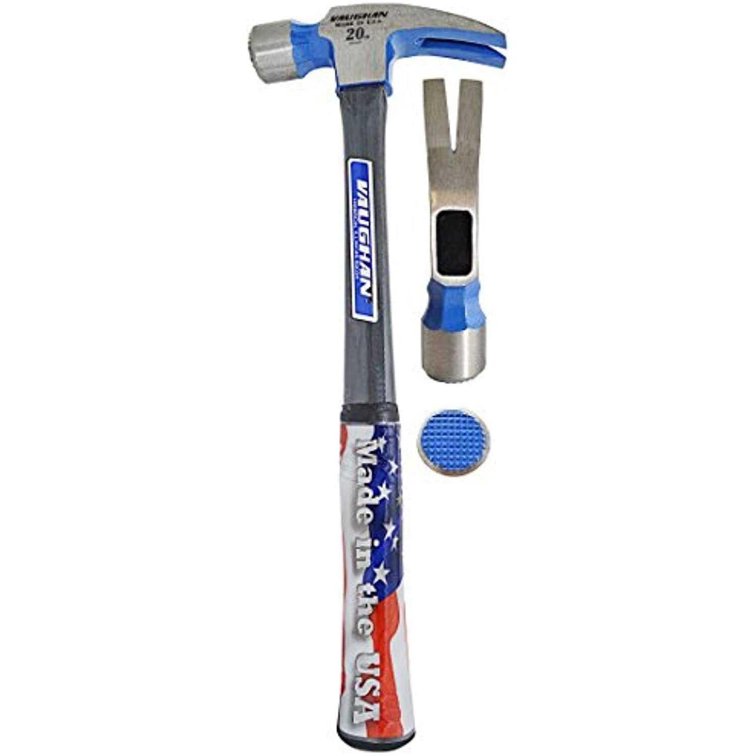 Vaughan 1650 Dalluge 16 oz Smooth Face Trim Hammer Hickory Handle - Zenithce