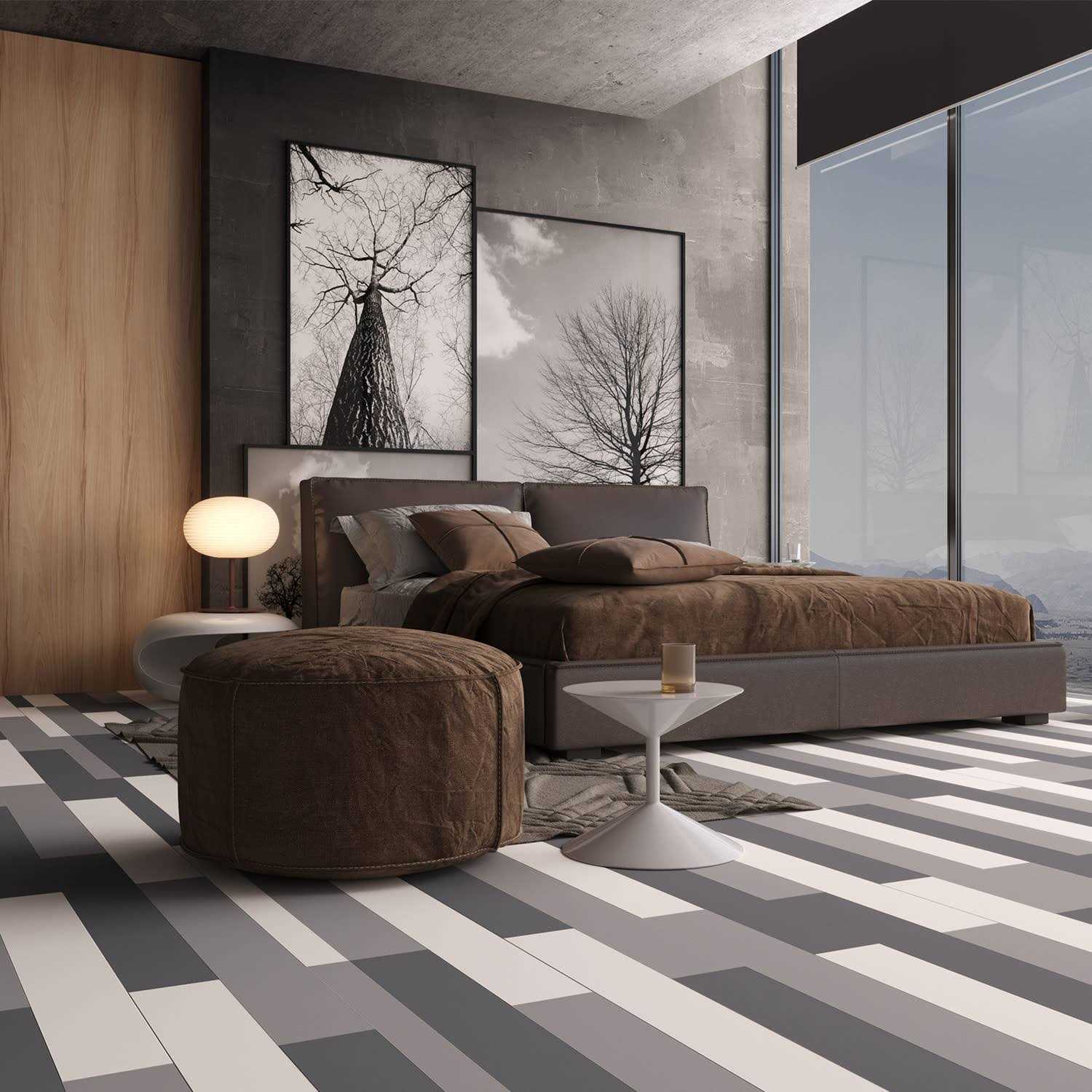 Lucida Surfaces Fabcore Marigold 28 MIL x 12 in. W x 24 in. L Adhesive Waterproof Vinyl Tile Flooring FC-3311 - Zenithce