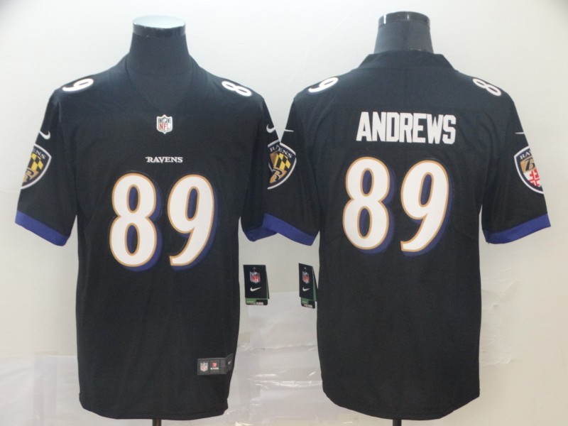 Baltimore Ravens #89 Mark Andrews Black Vapor Untouchable Limited Jersey - Zenithce