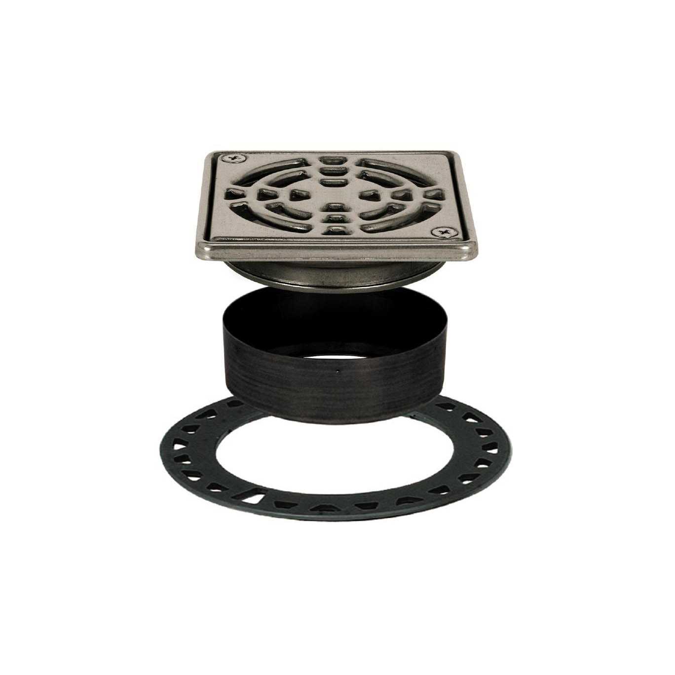 Schluter Systems Kerdi-Drain Grate 4 Floral - Zenithce