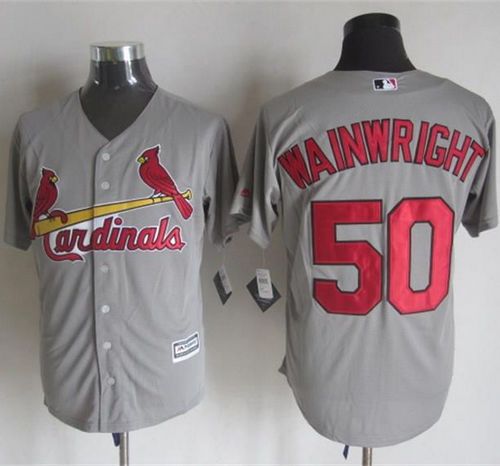 Cardinals #50 Adam Wainwright Grey New Cool Base Stitched Jersey - Zenithce
