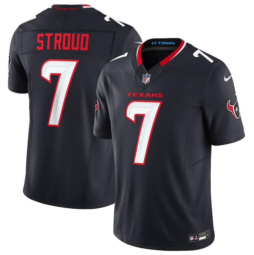 Houston Texans #7 C.J. Stroud Navy 2024 Vapor F.U.S.E. Limited Stitched Jersey - Zenithce