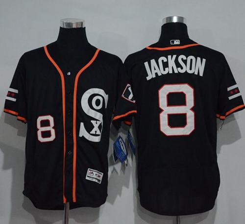 White Sox #8 Bo Jackson Black New Cool Base Stitched Jersey - Zenithce