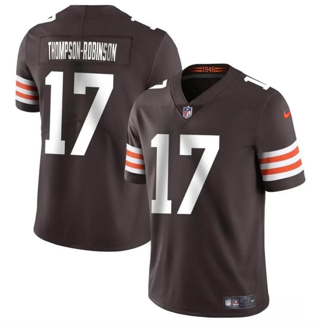 Cleveland Browns #17 Dorian Thompson-Robinson Brown Vapor Untouchable Limited Stitched Jersey - Zenithce