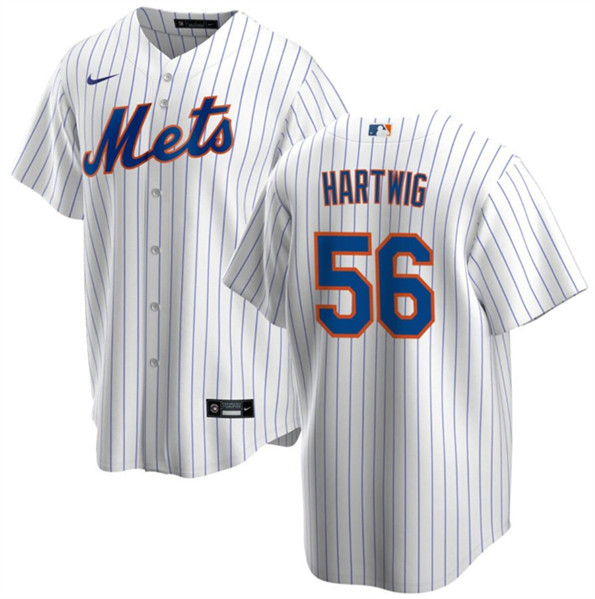 New York Mets #56 Grant Hartwig White Cool Base Stitched Jersey - Zenithce