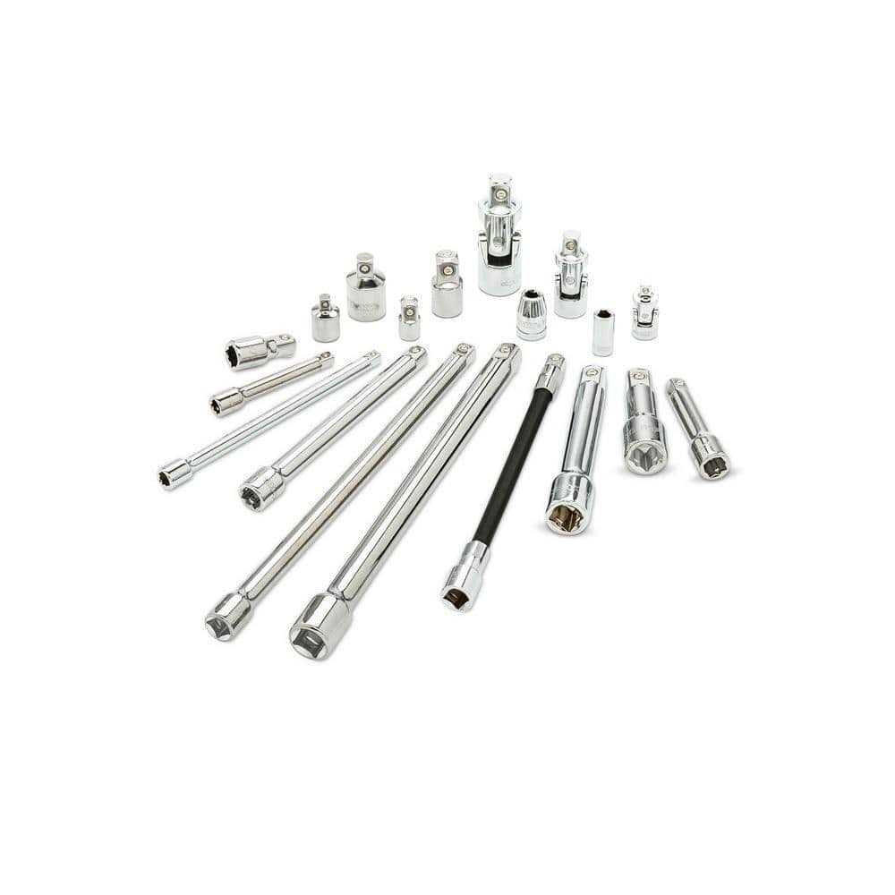 Husky 1/2 in. Drive SAE/Metric 6-Point Impact Socket Set Two - Zenithce