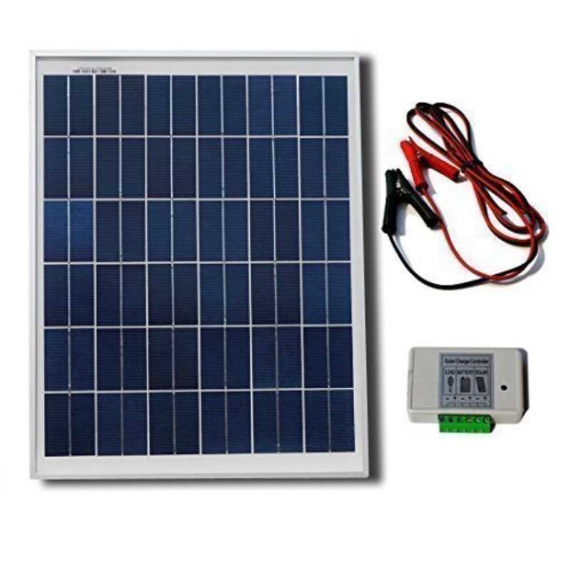 Eco-worthy 200 Watts 12 Volt/24 Volt Solar Panel Kit with High Efficiency Monocrystalline Solar Panel and 30a Pwm Charge Controller for Rv - Zenithce