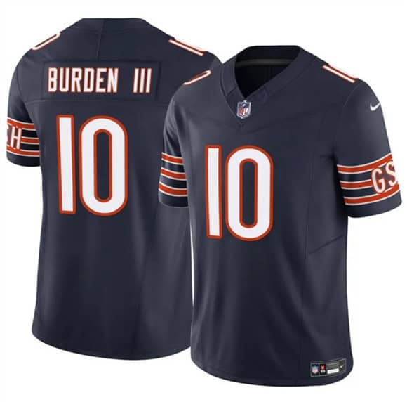 Chicago Bears #10 Luther Burden III Navy 2025 F.U.S.E. Vapor Untouchable Limited Stitched Jersey - Zenithce