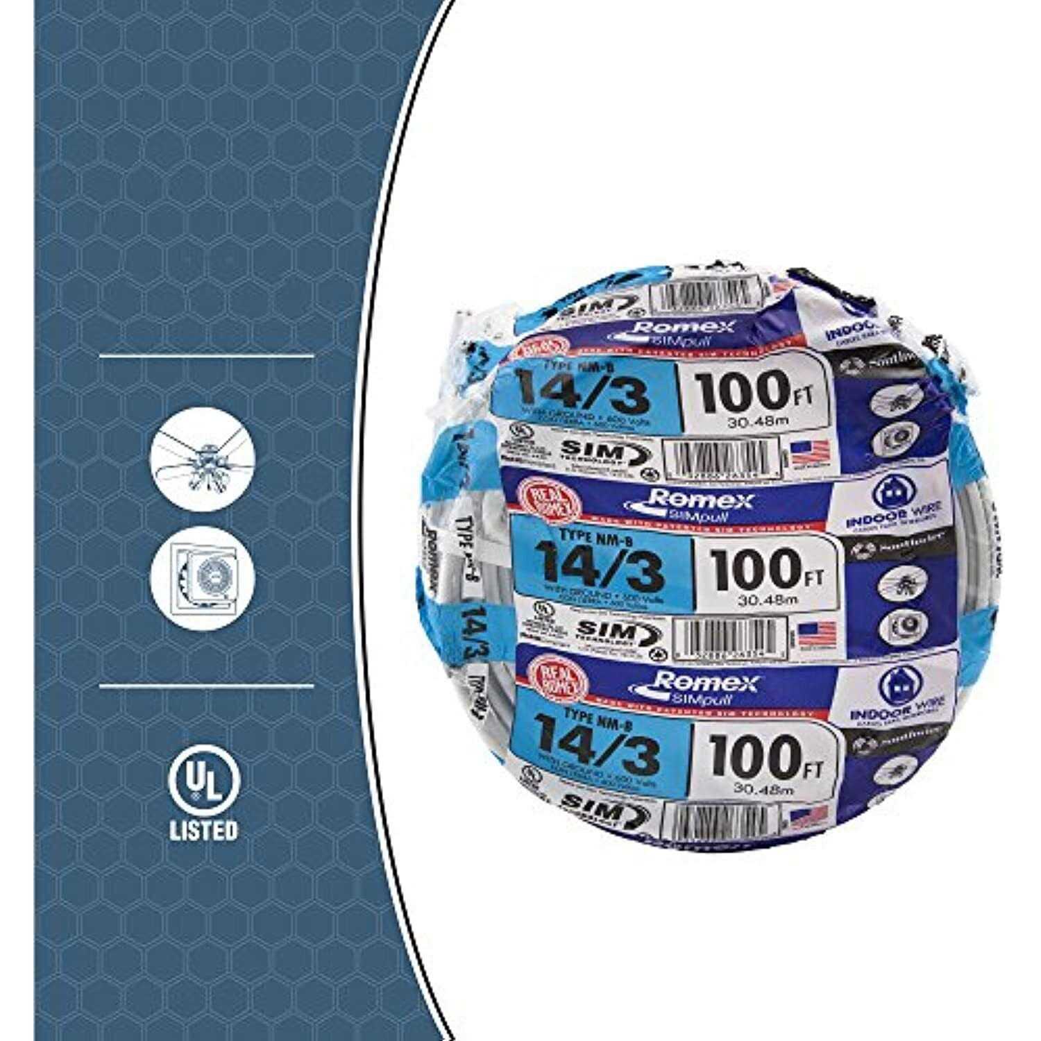 Southwire 100 ft. 12/3 MC Armored Cable 68583423 - Zenithce