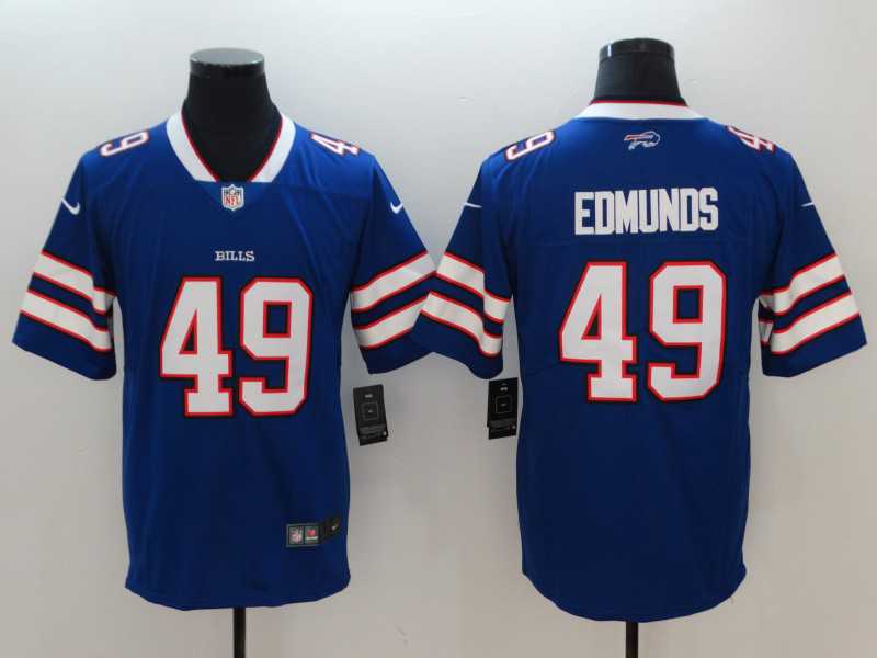 Buffalo Bills #49 Tremaine Edmunds Blue Vapor Untouchable Limited Stitched Jersey - Zenithce