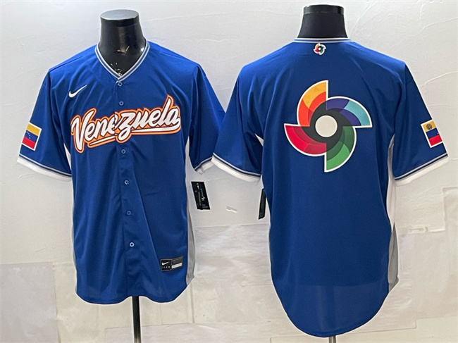 Venezuela Blue 2026 World Classic Big Logo Road Stadium Stitched Jersey - Zenithce