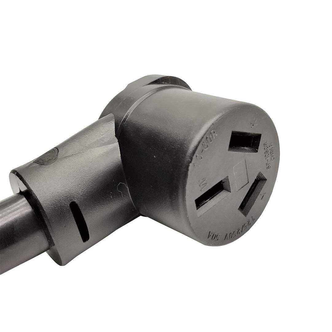 Parkworld 8/3 3-Wire RV/Generator/Range 50 Amp 4-Prong NEMA 14-50P Plug to 50 Amp Welder 3-Prong 6-50R Female Adapter Cord - Zenithce