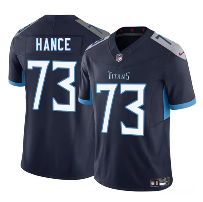 Tennessee Titans #73 Blake Hance Navy 2025 F.U.S.E. Vapor Limited Stitched Jersey - Zenithce